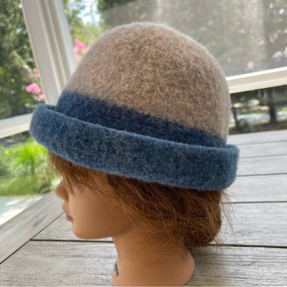 Felted Wool Cloche Bucket Hat - Picture 2 of 2